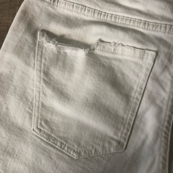 White Jeans distressed ribbed - Picture 6 of 9